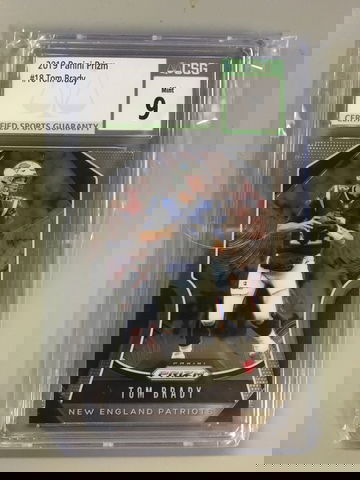 2019 Panini Prizm #18 Tom Brady CSG 9 Mint