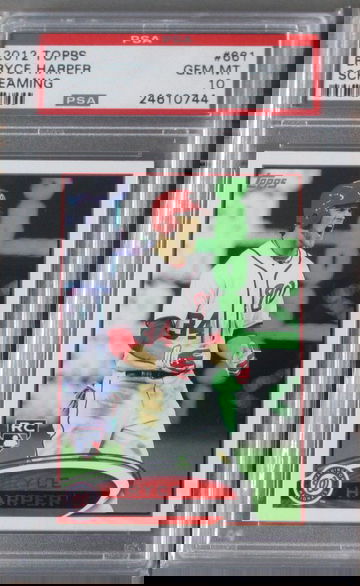 Bryce Harper RC 2012 Topps #661 Screaming SP PSA 10