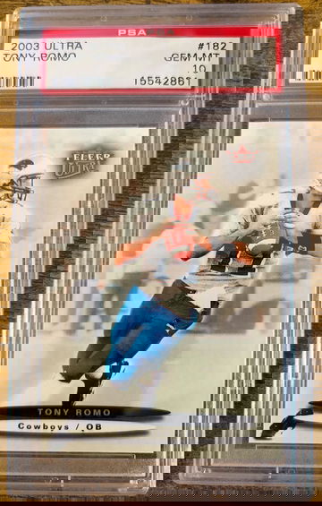 2003 Fleer Ultra Tony Romo PSA 10