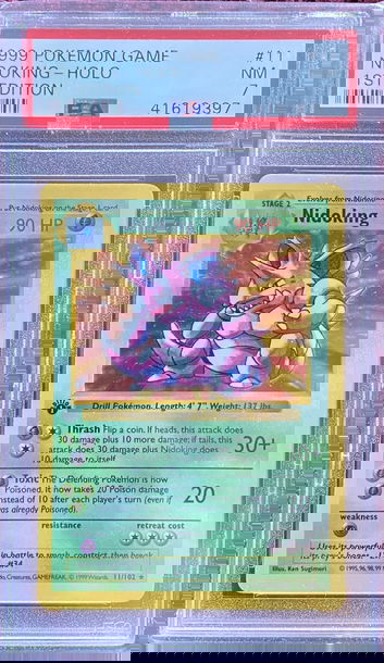 Pokémon /Pokemon - 1st edition shadowless Nidoking 