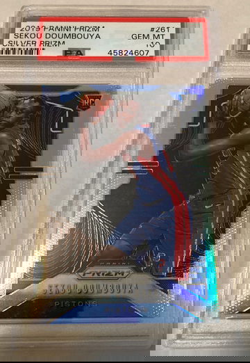 Sekou doumbouya 2019 silver prizm PSA 10