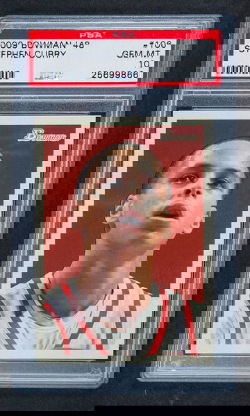 2009 Stephen Curry Bowman '48    #106 PSA 10