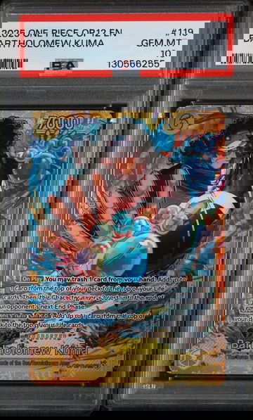 2025 One Piece Op12-Legacy of the Master Bartholomew Kuma #119 PSA 10