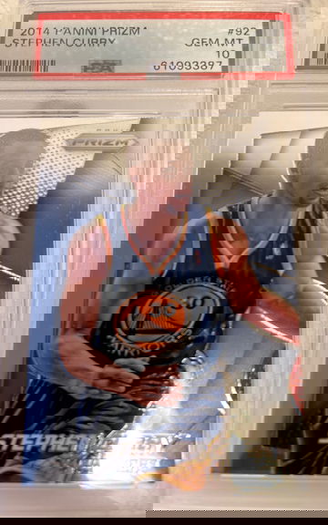 2014 Panini Prizm #92 Stephen Curry PSA 10