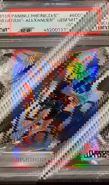 2018-19 Shai Gilgeous Alexander Phoenix Blue /99 PSA 10