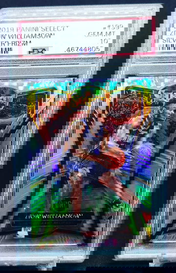 Zion Williamson 2019 Select Silver prizm psa 10