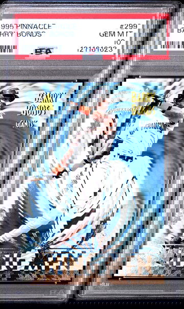 1995 Panini Pinnacle Barry Bonds #299 PSA 10