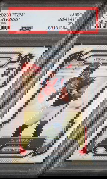 2023 Panini Silver Prizm #339 CJ Stroud Houston Texans RC PSA 10 GEM MINT