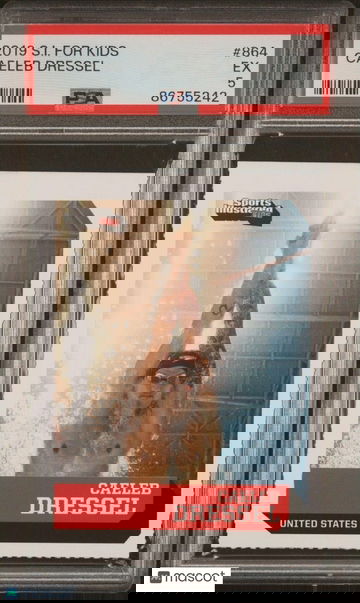 2019 SI for Kids CAELEB DRESSEL PSA 5 EX Rookie Card #864