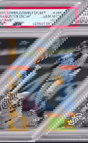2020 Topps Complete Set 168 Fernando Tatis Jr. Gold Stars PSA 10