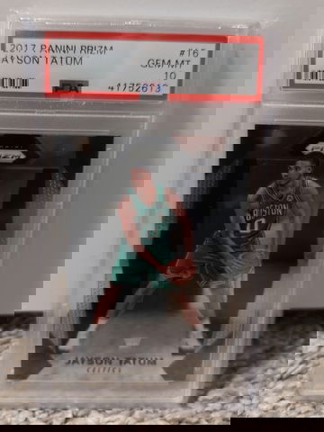 Jayson tatum prizm rookie psa 10 