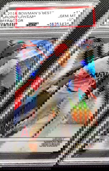 2018 Bowmans Best Shohei Ohtani refractor PSA 10