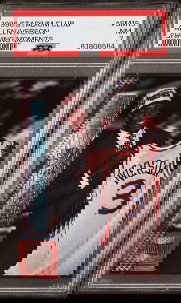 1996 Stadium Club Allen Iverson Shining Moments #SM15 PSA 7 [BK-2A.6]