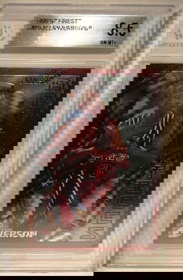 1996-97 Finest Apprentices #69 Allen Iverson w/coating (Rookie) BGS 8.5 NM-MT+