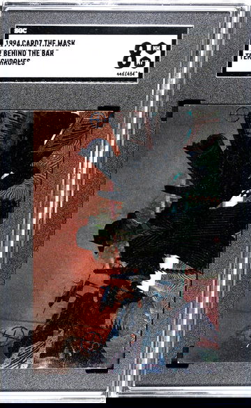 Jim Carrey The Mask SGC 8 T2 Behind The Bar Tekchrome 1994 Cardz Movie