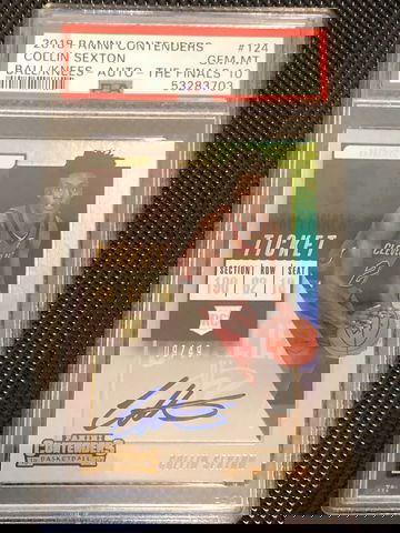 2018 Collin Sexton Contenders Auto The Finals /49 PSA 10 POP 1 