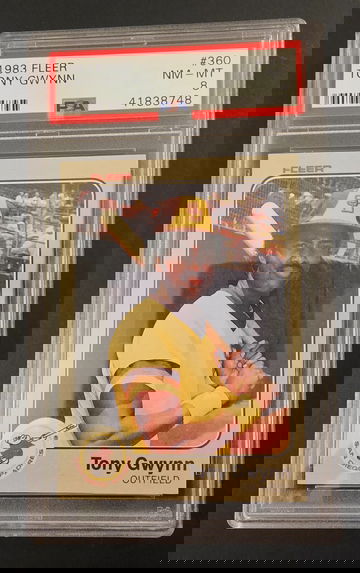 1983 Fleer #360 Tony Gwynn PSA 8
