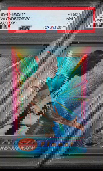 1994 Finest Refractor David Robinson #180 PSA 7