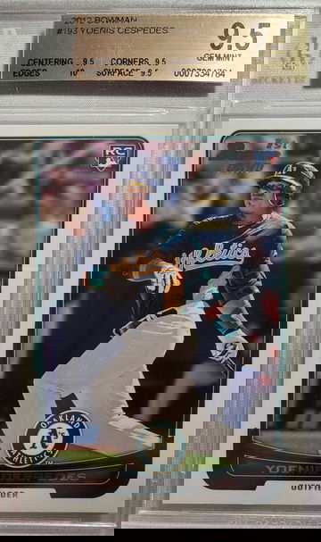 2012 Bowman #193 Yoenis Cespedes