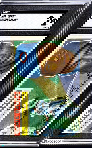 1956 Topps Ernie Banks #15 SGC 2