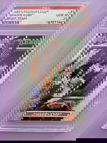 1992 TOPPS STADIUM CLUB BEAM TEAM #3 SHAWN KEMP PSA 10