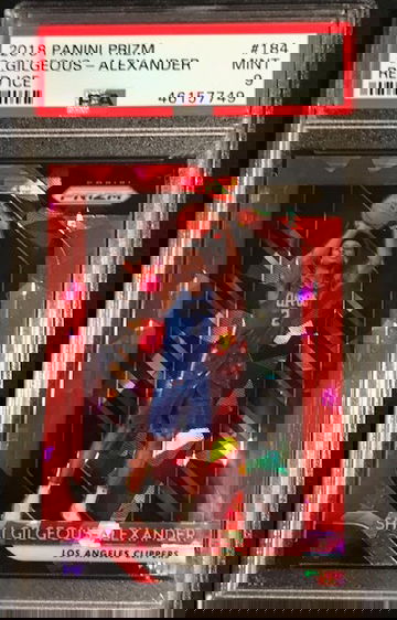 Shai Gilgeous Alexander Red Ice PSA 9