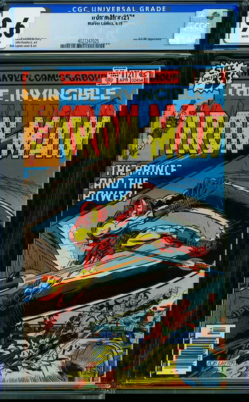 IRON MAN #121, CGC 9.6 NM+