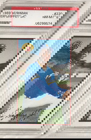 1989 BOWMAN #220 KEN GRIFFEY JR. NM-MT 8