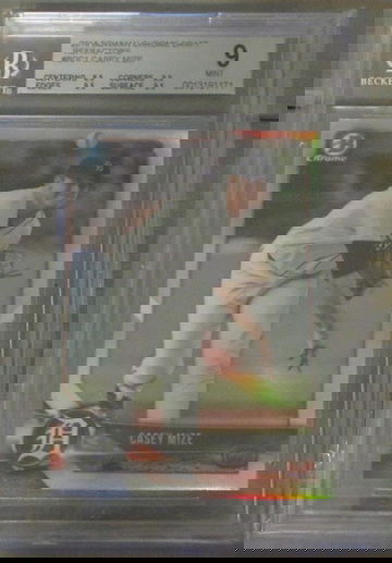 Casey Mize 2018 Bowman Chrome Draft Refractors #BDC1 Photo Variation SP