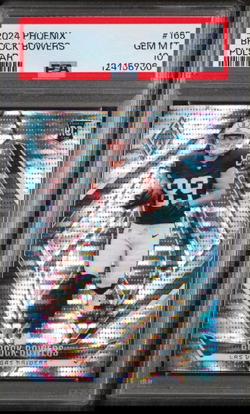 2024 Panini Phoenix Pulsar Brock Bowers #165 /200 PSA 10