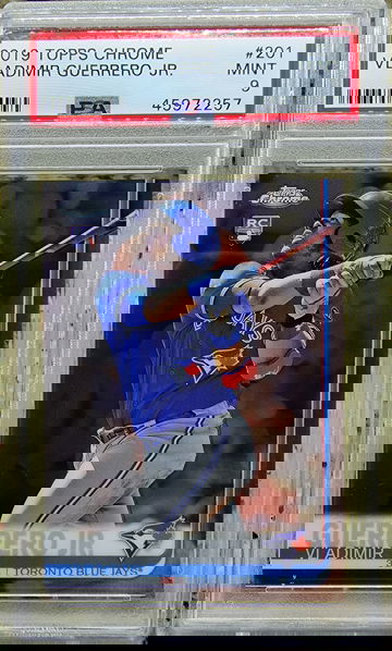 2019 Topps chrome Vladimir Guerrero Jr. PSA 9 Mint