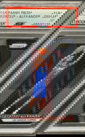 Shai Gilgeous-Alexander 2018 Panini Prizm #184 Rookie PSA 10