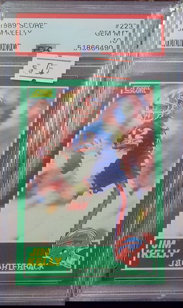 1989 Score Jim Kelly PSA 10