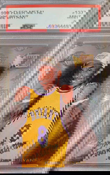 1996 Fleer Metal Kobe Bryant RC #137 PSA 9