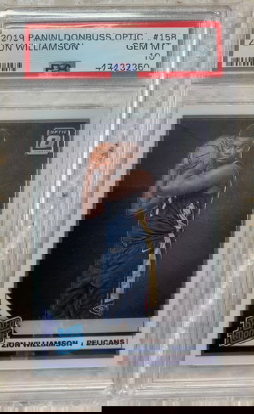 Panini Donruss Optic Zion Williamson PSA 10