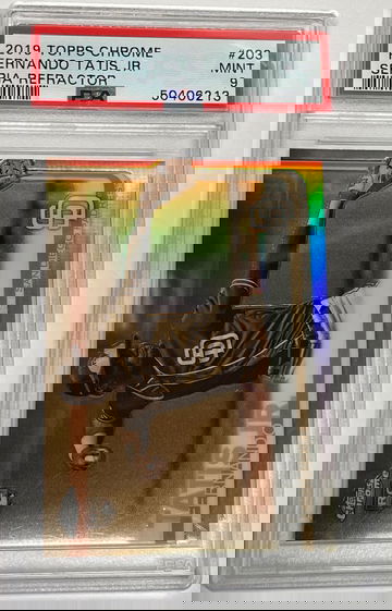 2019 Topps Chrome Fernando Tatis Jr Sepia Refractor PSA 9 MINT
