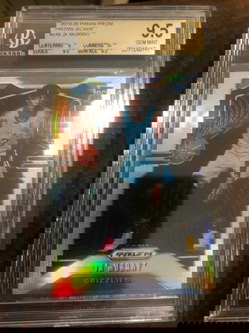 2019-20 Panini Prizm Ja Morant R/C Silver Prizm BGS 9.5