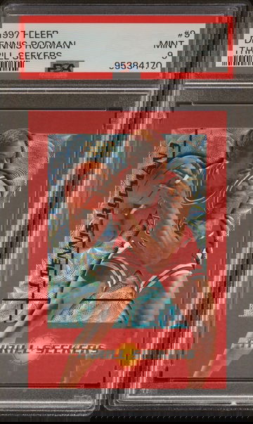 Dennis Rodman 1997 Fleer Thrill Seekers PSA 9