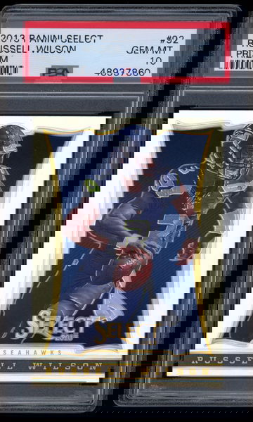 2013 Panini Select Russell Wilson Prizm PSA 10