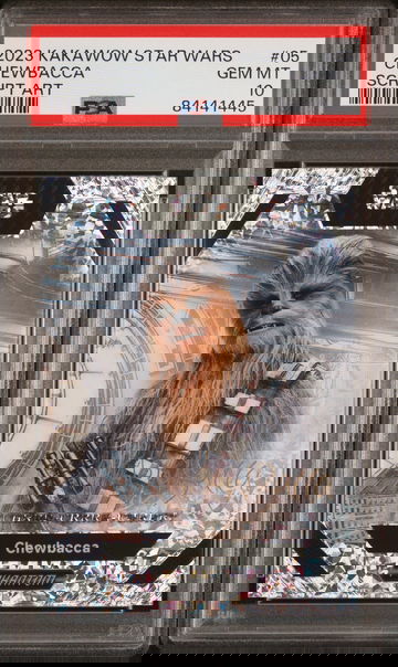 2023 Kakawow Phantom Disney100 Star Wars Script Art Chewbacca #05 PSA 10 GEM