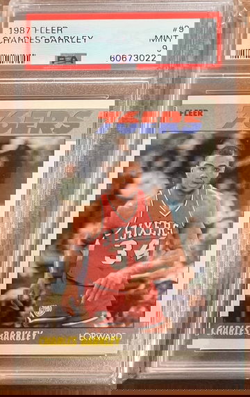 1987-88 Fleer Charles Barkley Psa 9