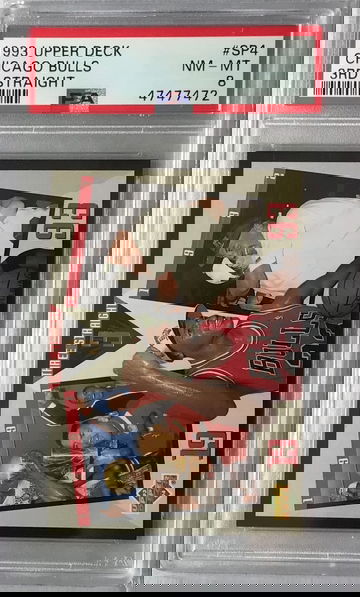 Chicago Bulls 3rd Straight 1993 Upper Deck #SP4 - w/ Michael Jordan