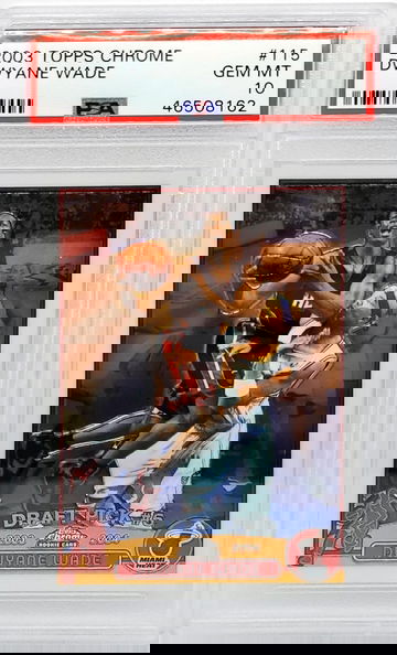 Dwyane Wade Chrome Rookie PSA 10