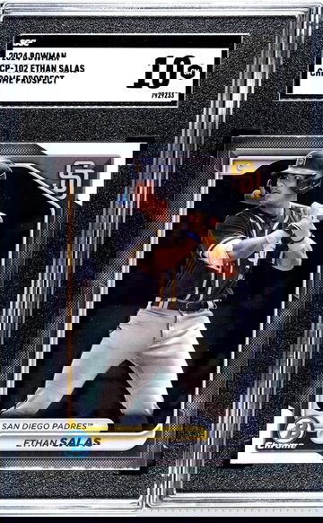 2024 Topps Bowman Chrome Prospect Ethan Salas #BCP-101 SGC 10