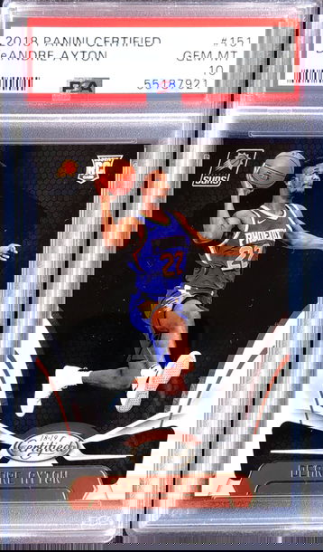 2018 Panini Certified Deandre Ayton 151 RC Rookie PSA 10 Gem Mint