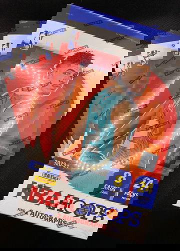 (4) 2020-21 Panini NBA Hoops Hobby Box Basketball