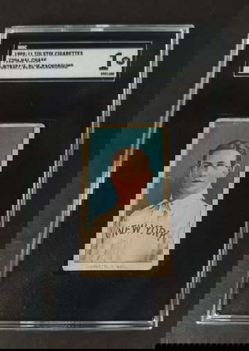 T206 Hal Chase Blue Portrait, Tolstoi - SGC 1