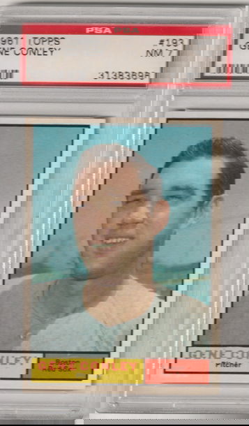 1961 Topps #193 Gene Conley PSA 7 (Near Mint)