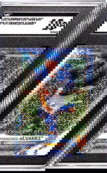 2021 Bowman Chrome Mega Box #BCP-53 Francisco Alvarez SGC 10