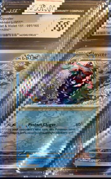2023 Pokémon Cloyster S&V 151 091/165 Reverse Holo CGC 10 Gem Mint